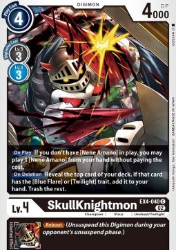 SkullKnightmon (EX4-040) - Alternative Being
