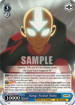 Aang: Avatar State (V.1 - Trial Deck) - Avatar: The Last Airbender