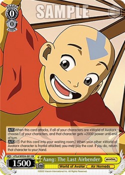 Aang: The Last Airbender (V.1 - Double Rare) - Avatar: The Last Airbender