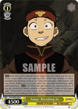 Aang: Blending In (V.1 - Rare) - Avatar: The Last Airbender