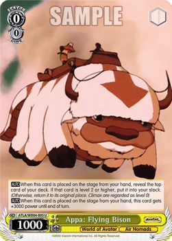Appa: Flying Bison (V.1 - Uncommon) - Avatar: The Last Airbender