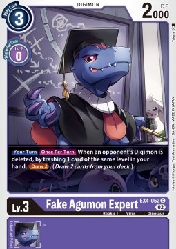 Fake Agumon Expert (EX4-052) - Alternative Being