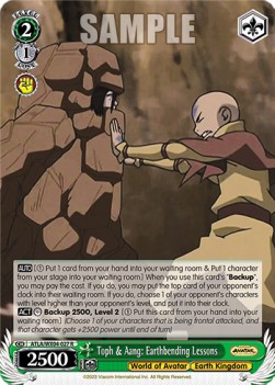 Toph & Aang: Earthbending Lessons (V.1 - Rare) - Avatar: The Last Airbender