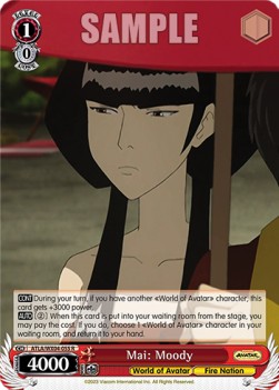 Mai: Moody (V.1 - Rare) - Avatar: The Last Airbender