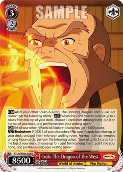 Iroh: The Dragon of the West (V.1 - Rare) - Avatar: The Last Airbender