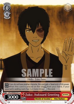 Zuko: Awkward Greeting - Avatar: The Last Airbender