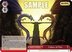Colors of Fire (V.1 - Climax Rare) - Avatar: The Last Airbender