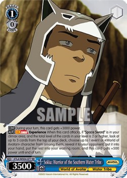 Sokka: Warrior of the Southern Water Tribe (V.1 - Double Rare) - Avatar: The Last Airbender