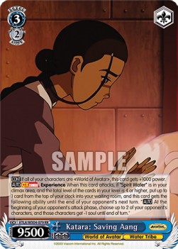 Katara: Saving Aang (V.1 - Double Rare) - Avatar: The Last Airbender