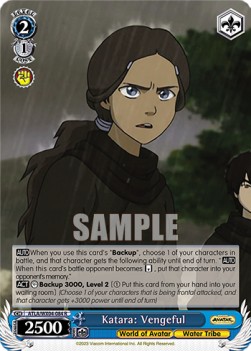 Katara: Vengeful (V.1 - Rare) - Avatar: The Last Airbender