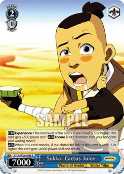 Sokka: Cactus Juice (V.1 - Rare) - Avatar: The Last Airbender