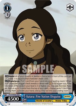 Katara: Fire Nation Disguise - Avatar: The Last Airbender