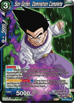 Son Goten, Domination Complete - Wild Resurgence