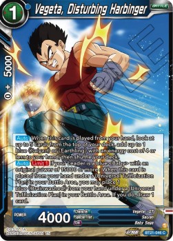 Vegeta, Disturbing Harbinger - Wild Resurgence