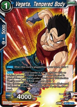 Vegeta, Tempered Body - Wild Resurgence