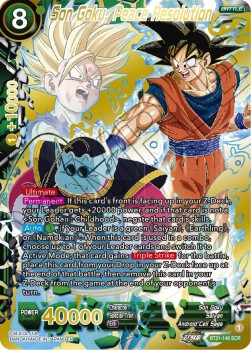 Son Goku, Peace Resolution (V.1 - Secret Rare) - Wild Resurgence