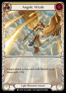Angelic Wrath (Yellow) (Extended Art Rainbow Foil) - LGS Promos