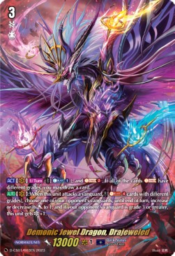 Demonic Jewel Dragon, Drajeweled [D Format] - Cardfight!! Vanguard Deluxe