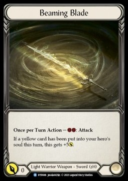 Beaming Blade (Regular) - Dusk till Dawn