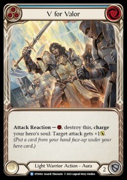 V for Valor (Blue) (Regular) - Dusk till Dawn