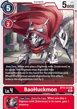 BaoHuckmon (BT13-013) - Versus Royal Knights