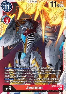 Jesmon (BT13-017) (V.1) - Versus Royal Knights
