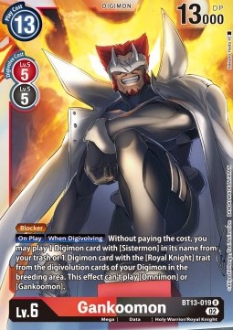 Gankoomon (BT13-019) (V.1) - Versus Royal Knights
