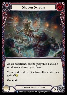 Shaden Scream (Red) (Regular) - Dusk till Dawn