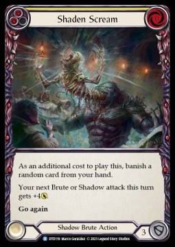 Shaden Scream (Yellow) (Regular) - Dusk till Dawn