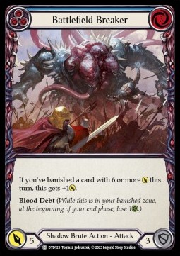 Battlefield Breaker (Blue) (Rainbow Foil) - Dusk till Dawn