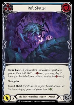 Rift Skitter (Blue) (Rainbow Foil) - Dusk till Dawn