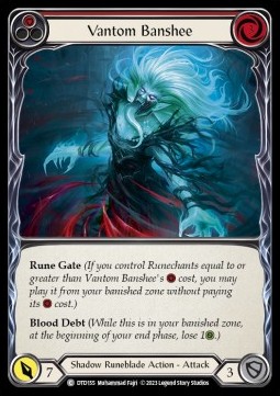 Vantom Banshee (Red) (Regular) - Dusk till Dawn