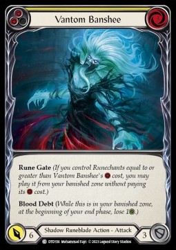 Vantom Banshee (Yellow) (Regular) - Dusk till Dawn