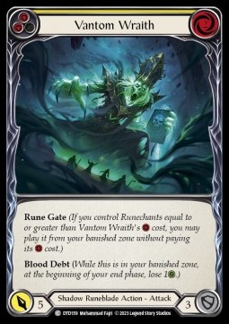 Vantom Wraith (Yellow) (Regular) - Dusk till Dawn