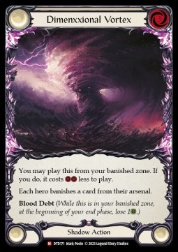 Dimenxxional Vortex (Rainbow Foil) - Dusk till Dawn