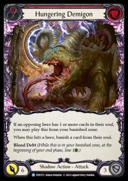 Hungering Demigon (Red) (Regular) - Dusk till Dawn