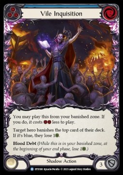 Vile Inquisition (Blue) (Regular) - Dusk till Dawn