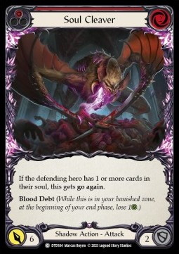 Soul Cleaver (Red) (Regular) - Dusk till Dawn