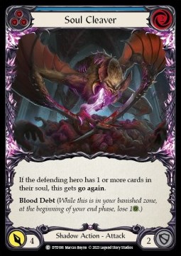 Soul Cleaver (Blue) (Rainbow Foil) - Dusk till Dawn