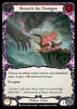 Beseech the Demigon (Red) (Regular) - Dusk till Dawn