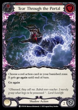 Tear Through the Portal (Red) (Regular) - Dusk till Dawn