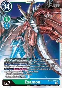 Examon (BT13-059) (V.1) - Versus Royal Knights