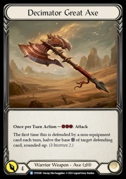 Decimator Great Axe (Regular) - Dusk till Dawn