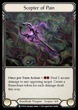 Scepter of Pain (Cold Foil) - Dusk till Dawn