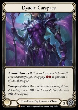 Dyadic Carapace (Rainbow Foil) - Dusk till Dawn