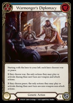 Warmonger's Diplomacy (Regular) - Dusk till Dawn