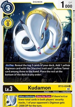 Kudamon (BT13-034) - Versus Royal Knights