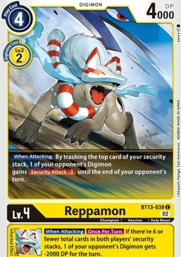 Reppamon (BT13-038) - Versus Royal Knights
