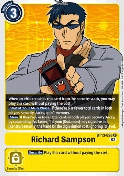Richard Sampson (BT13-098) - Versus Royal Knights