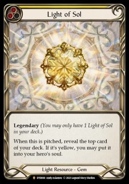 Light of Sol (Rainbow Foil) - Dusk till Dawn
